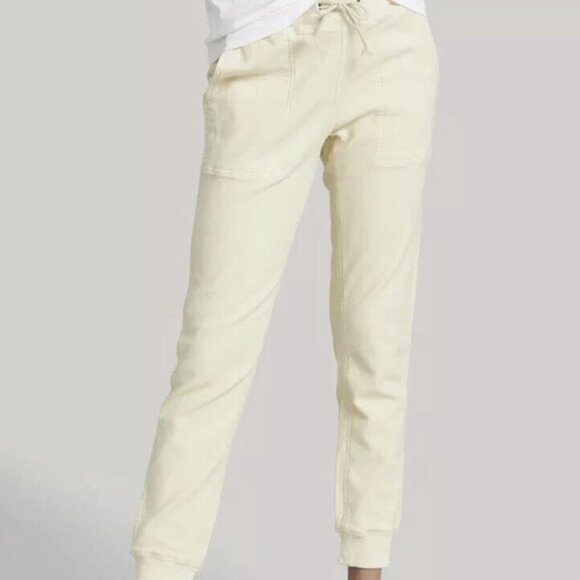 New! Faherty Reset Day Jogger Pant Birch Cream nwot 18763 - Picture 2 of 14